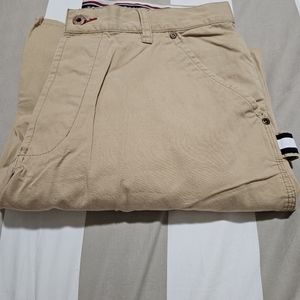 Size 33x34 Tommy Hilfiger khaki carpenter pants